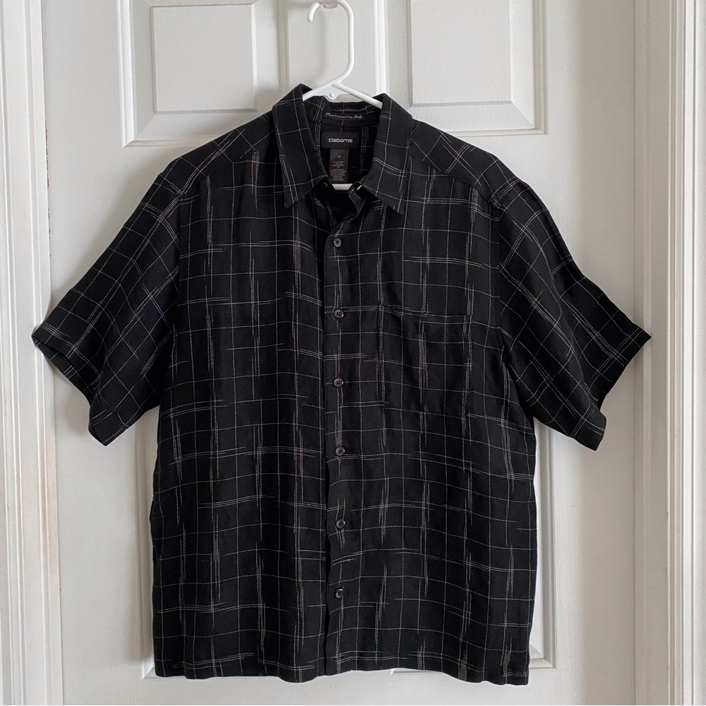 Claiborne vintage Italian viscose shirt